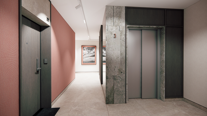 Wizualizacja wnętrza – Zatoka Mieszkania